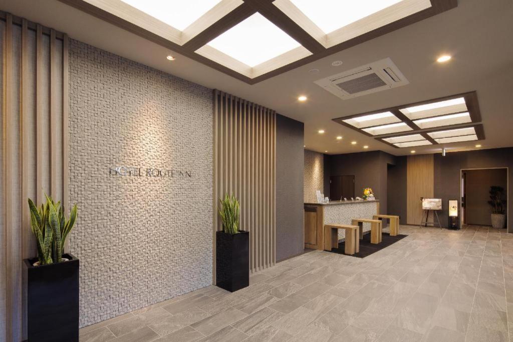 Hotel Route-Inn Shinano Omachi Ekimae Exterior foto